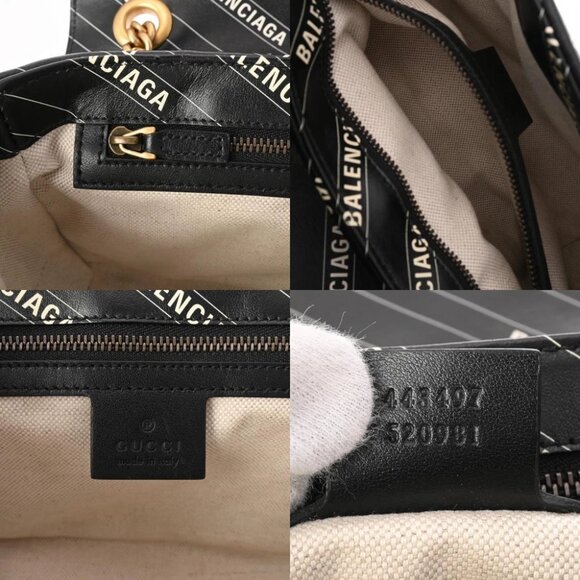 GUCCI GG Marmont Black/Noir 443497 shoulder bag - Picture 9 of 12